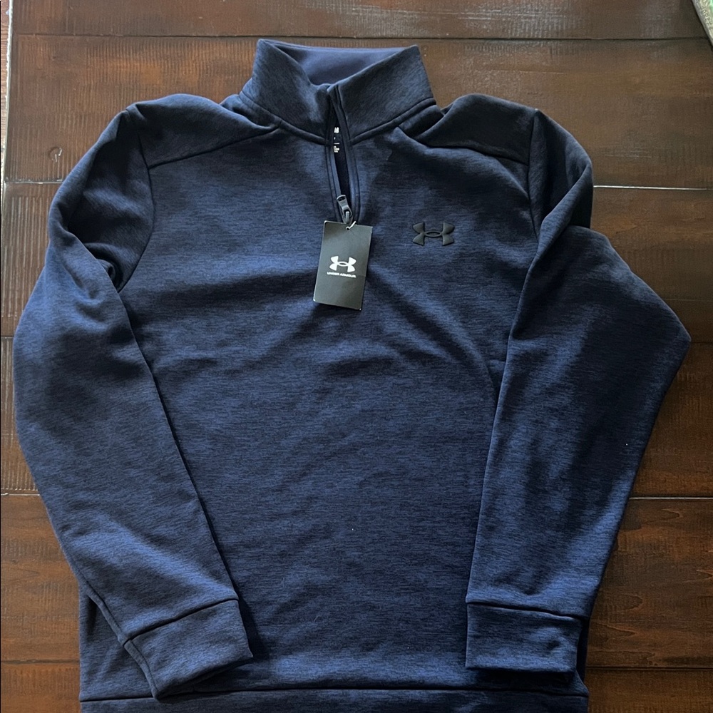 Under Armour Dark Blue Quarter-Zip Pullover
